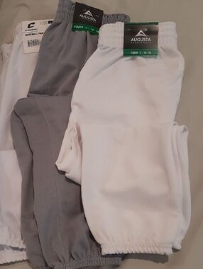 Baseball Pants Augusta Sportswear/Champro White and Gray NWT
